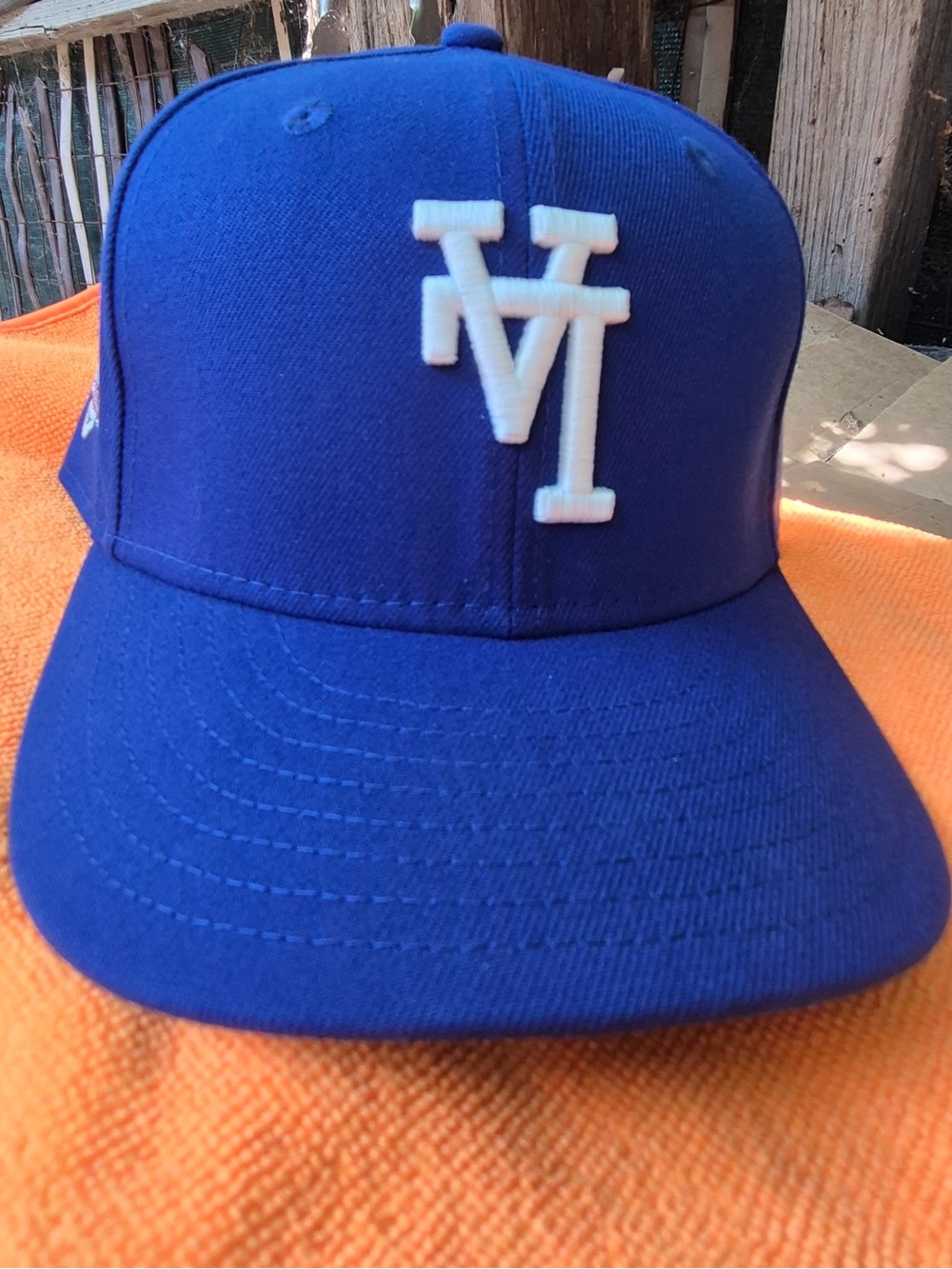New Era Royal Blue Cap with White Raised VT Emblem